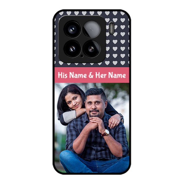 Xiaomi 15 5G Custom Glass Phone Case - Love Symbols Design Xiaomi 15 5G Custom Glass Phone Case - Love Symbols Design