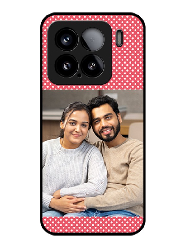 Custom Xiaomi 15 5G Custom Glass Phone Case - White Dotted Design