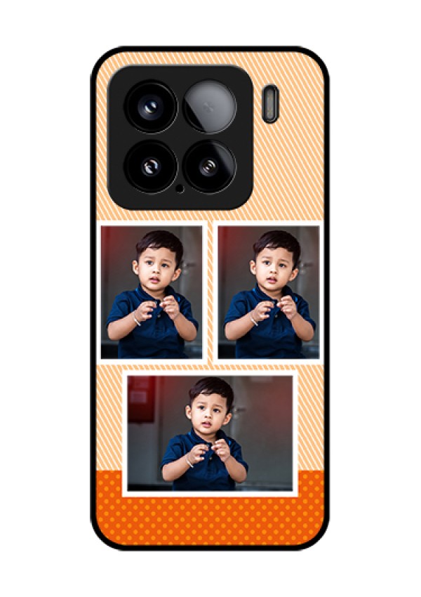 Xiaomi 15 5G Custom Glass Phone Case - Bulk Photos Upload Design