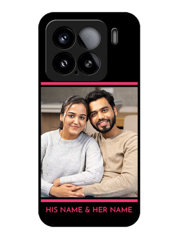 Custom Xiaomi 15 5G Custom Glass Phone Case - With Add Text Design