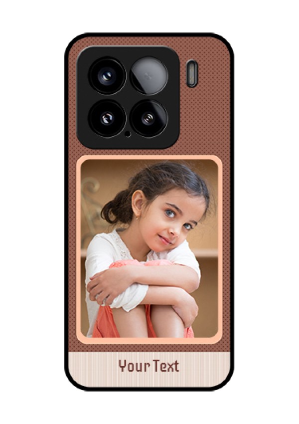 Xiaomi 15 5G Custom Glass Phone Case - Simple Pic Upload Design