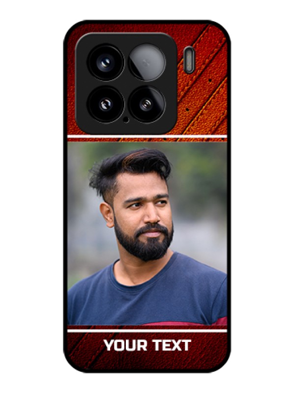 Custom Xiaomi 15 5G Custom Glass Phone Case - Leather Phone Case Design