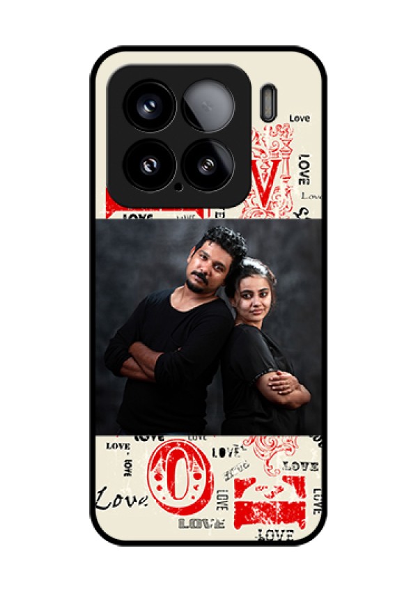 Xiaomi 15 5G Custom Glass Phone Case - Trendy Love Design Case