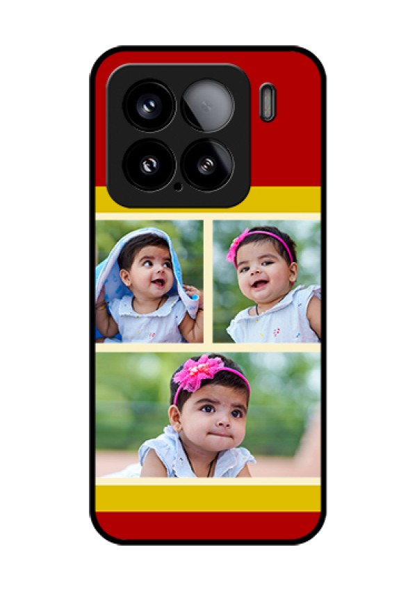 Xiaomi 15 5G Custom Glass Phone Case - Multiple Pic Upload Design