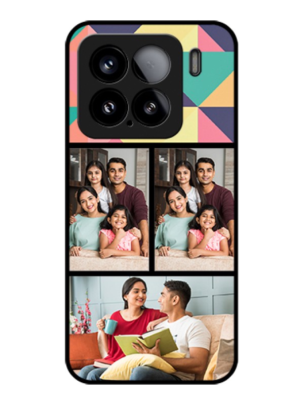 Custom Xiaomi 15 5G Custom Glass Phone Case - Bulk Pic Upload Design