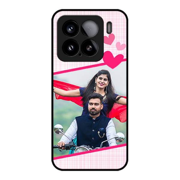 Xiaomi 15 5G Custom Glass Phone Case - Love Shape Heart Design Xiaomi 15 5G Custom Glass Phone Case - Love Shape Heart Design