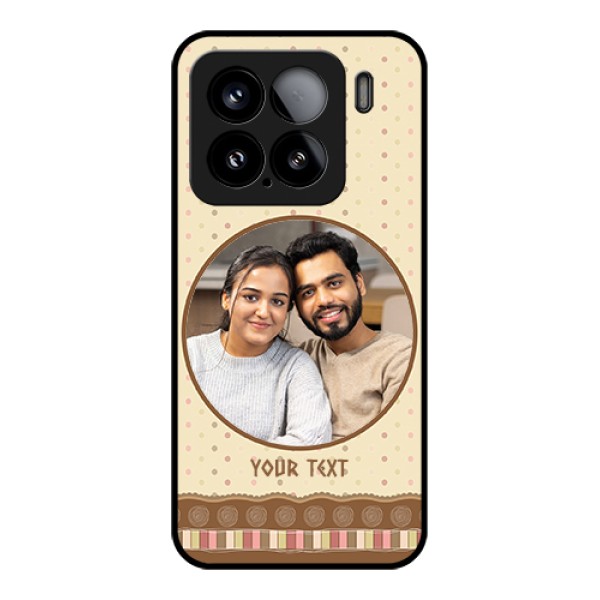 Xiaomi 15 5G Custom Glass Phone Case - Brown Dotted Mobile Case Design Xiaomi 15 5G Custom Glass Phone Case - Brown Dotted Mobile Case Design
