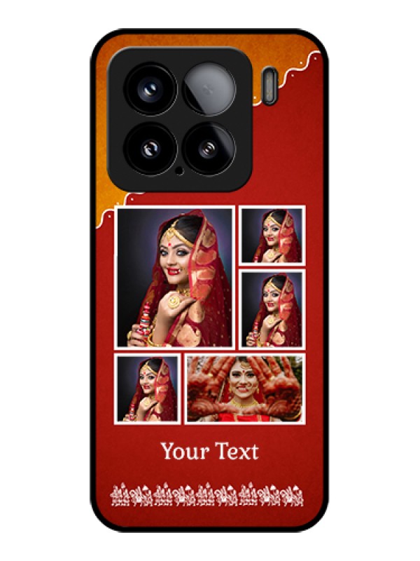 Custom Xiaomi 15 5G Custom Glass Phone Case - Wedding Pic Upload Design