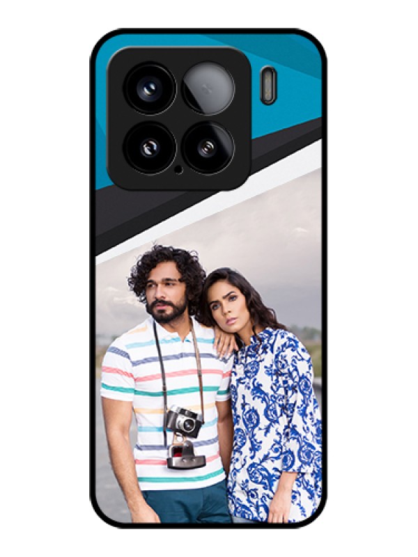 Custom Xiaomi 15 5G Custom Glass Phone Case - Simple Pattern Photo Upload Design