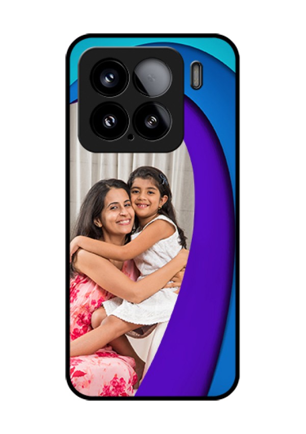 Xiaomi 15 5G Custom Glass Phone Case - Simple Pattern Design