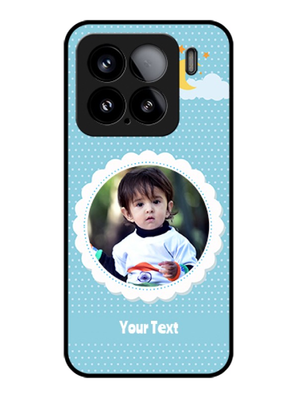 Custom Xiaomi 15 5G Custom Glass Phone Case - Violet Pattern Design