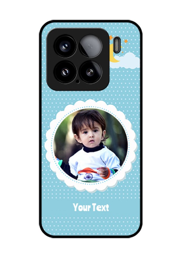 Xiaomi 15 5G Custom Glass Phone Case - Violet Pattern Design