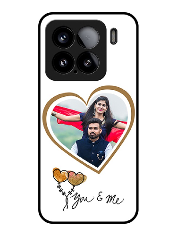 Custom Xiaomi 15 5G Custom Glass Phone Case - You & Me Design