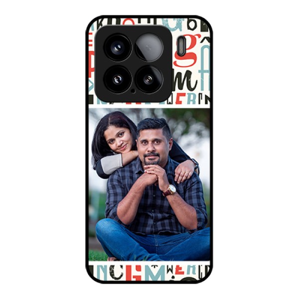 Xiaomi 15 5G Custom Glass Phone Case - Alphabet Design