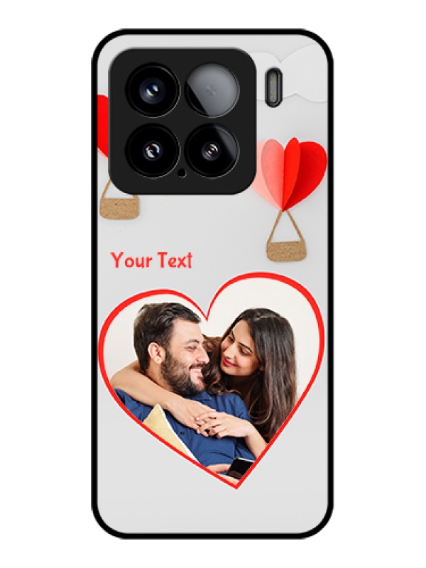 Custom Xiaomi 15 5G Custom Glass Phone Case - Parachute Love Design