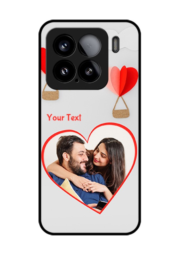 Xiaomi 15 5G Custom Glass Phone Case - Parachute Love Design