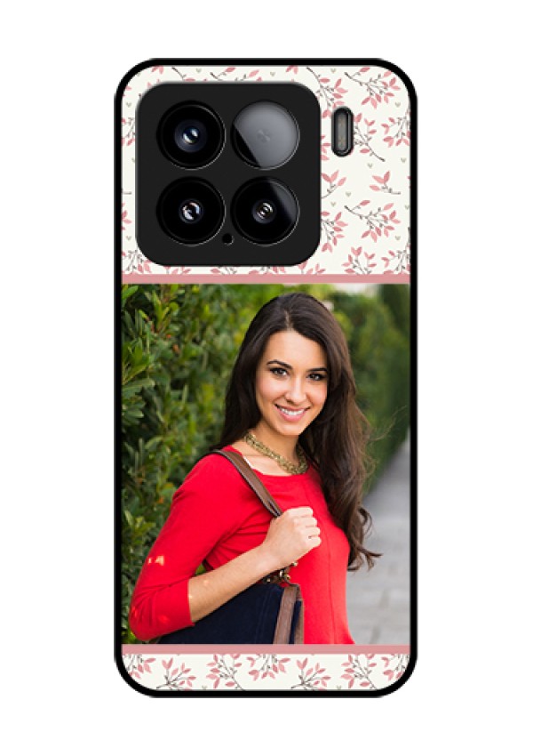 Xiaomi 15 5G Custom Glass Phone Case - Stunning Floral Design