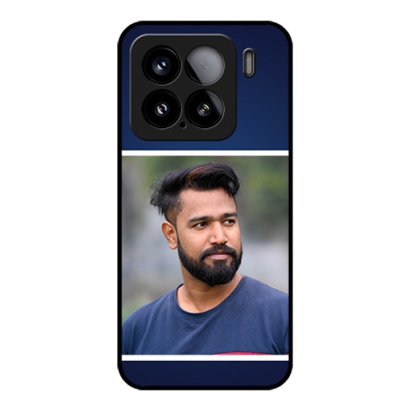 Xiaomi 15 5G Custom Glass Phone Case - Simple Royal Blue Design Xiaomi 15 5G Custom Glass Phone Case - Simple Royal Blue Design