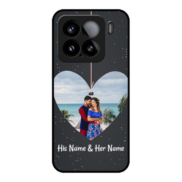 Xiaomi 15 5G Custom Glass Phone Case - Hanging Heart Design