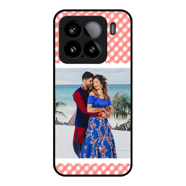 Xiaomi 15 5G Custom Glass Phone Case - Pink Pattern Design