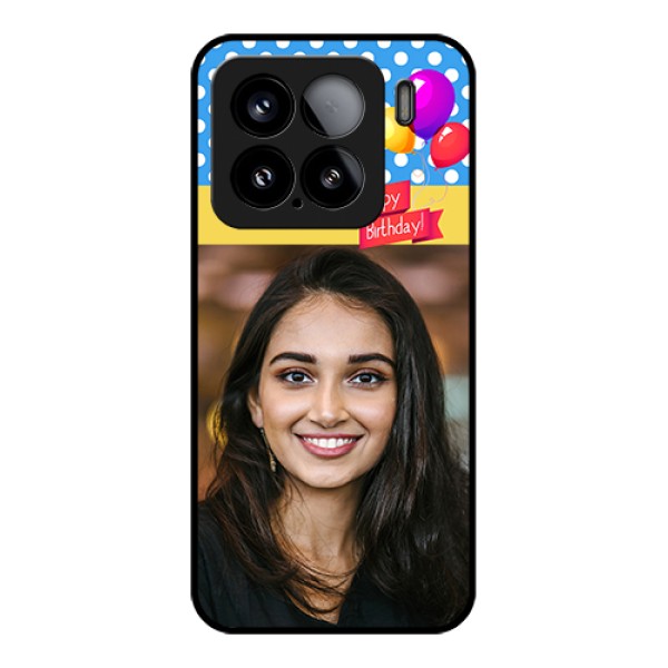 Xiaomi 15 5G Custom Glass Phone Case - Happy Birthday Design