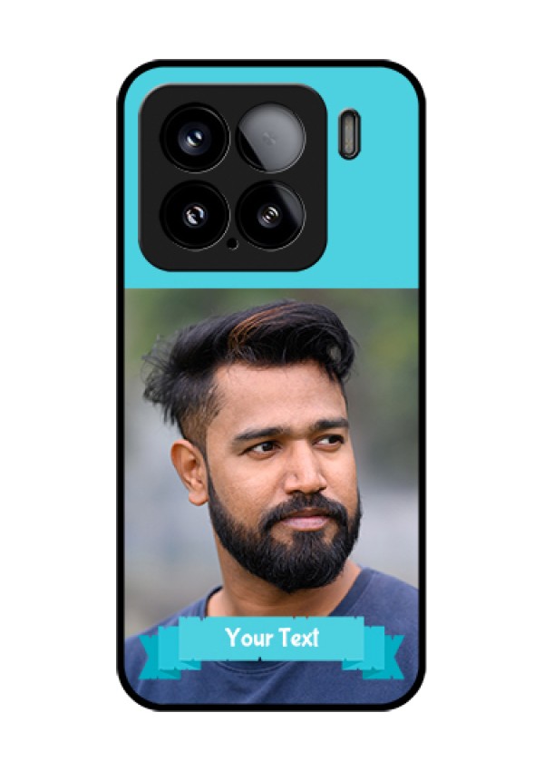 Xiaomi 15 5G Custom Glass Phone Case - Blue Color Design