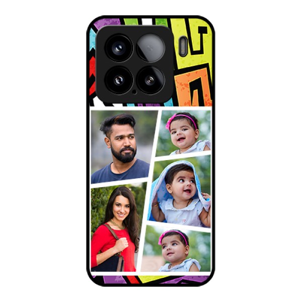 Xiaomi 15 5G Custom Glass Phone Case - Graffiti Pattern Design