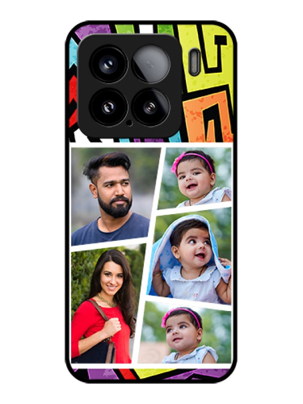 Custom Xiaomi 15 5G Custom Glass Phone Case - Graffiti Pattern Design