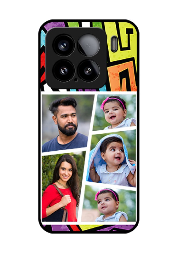 Xiaomi 15 5G Custom Glass Phone Case - Graffiti Pattern Design