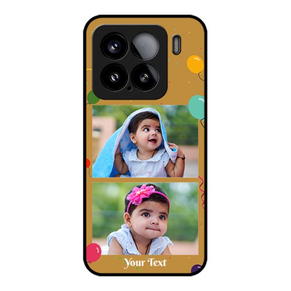 Xiaomi 15 5G Custom Glass Phone Case - Image Holder With Birthday Celebrations Design