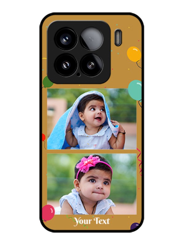 Custom Xiaomi 15 5G Custom Glass Phone Case - Image Holder With Birthday Celebrations Design
