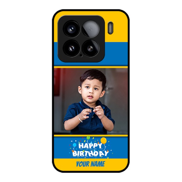 Xiaomi 15 5G Custom Glass Phone Case - Birthday Wishes Design