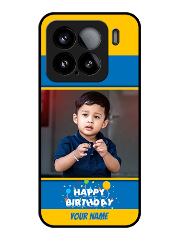 Custom Xiaomi 15 5G Custom Glass Phone Case - Birthday Wishes Design