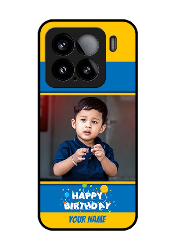 Xiaomi 15 5G Custom Glass Phone Case - Birthday Wishes Design