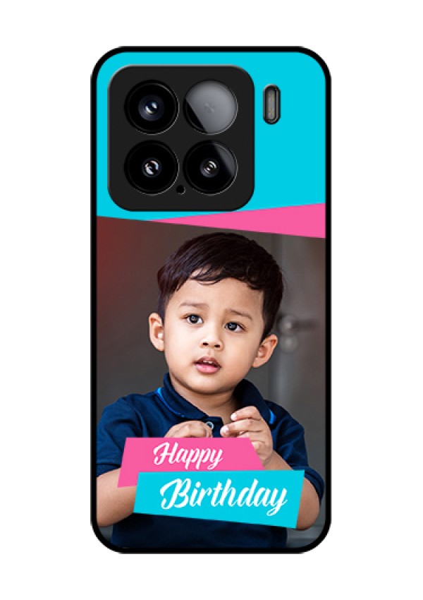 Xiaomi 15 5G Custom Glass Phone Case - Image Holder With 2 Color Design