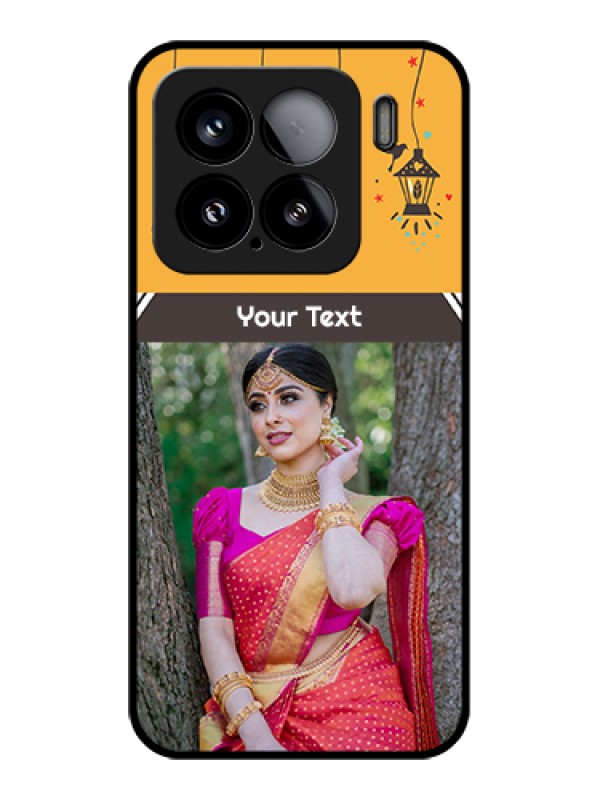 Custom Xiaomi 15 5G Custom Glass Phone Case - With Family Picture And Icons