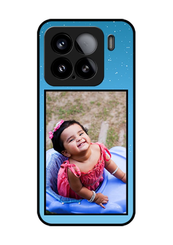Xiaomi 15 5G Custom Glass Phone Case - Wave Pattern Colorful Design