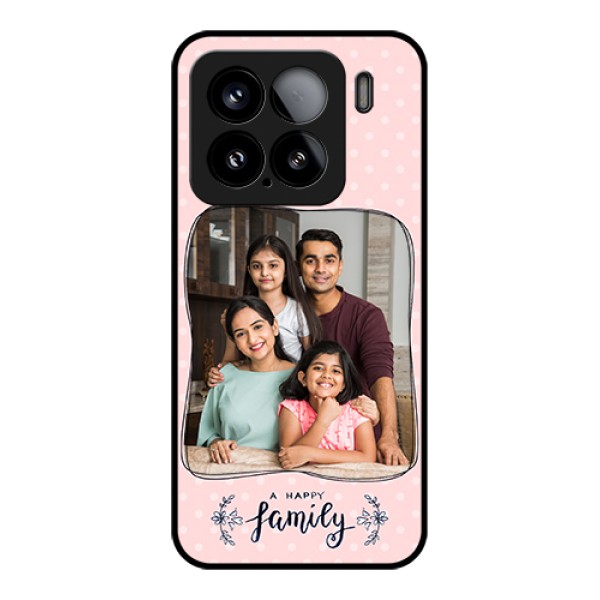 Xiaomi 15 5G Custom Glass Phone Case - Family With Dots Design