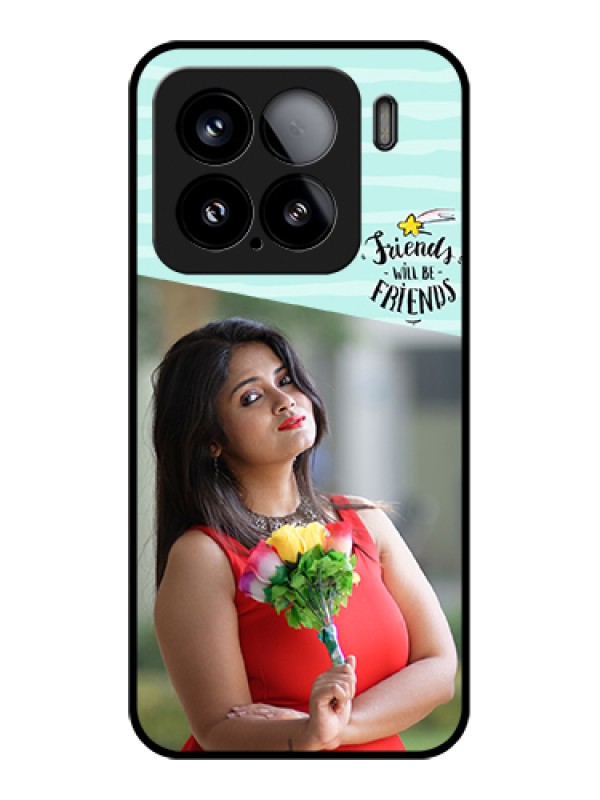 Custom Xiaomi 15 5G Custom Glass Phone Case - Friends Picture Icon Design