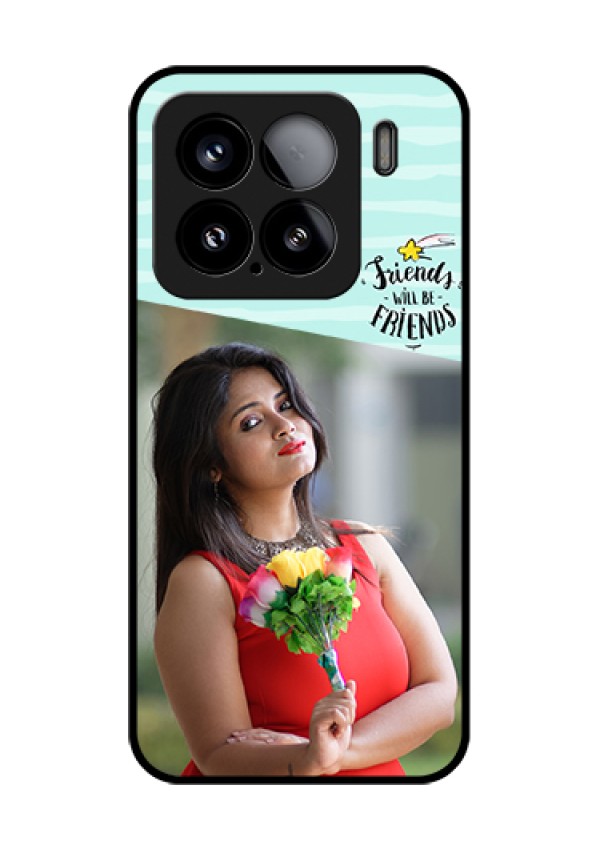 Xiaomi 15 5G Custom Glass Phone Case - Friends Picture Icon Design
