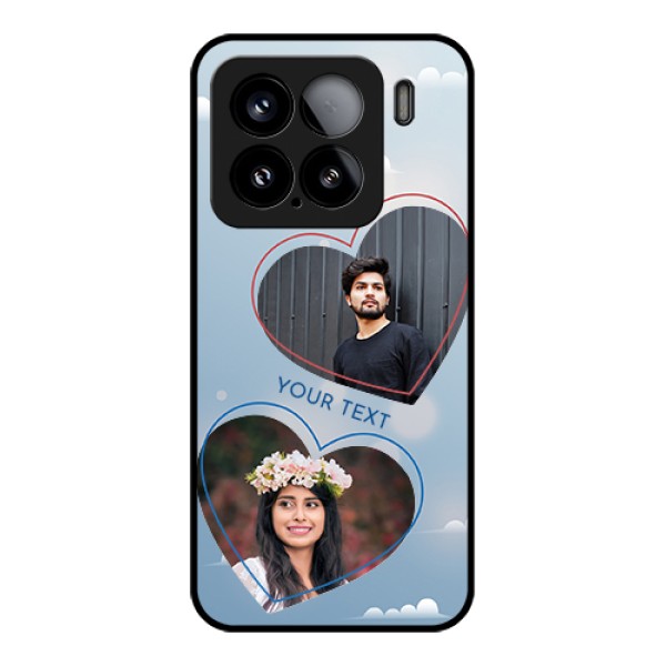 Xiaomi 15 5G Custom Glass Phone Case - Blue Color Couple Design