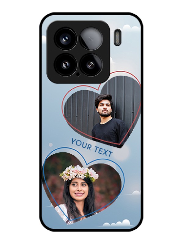 Custom Xiaomi 15 5G Custom Glass Phone Case - Blue Color Couple Design