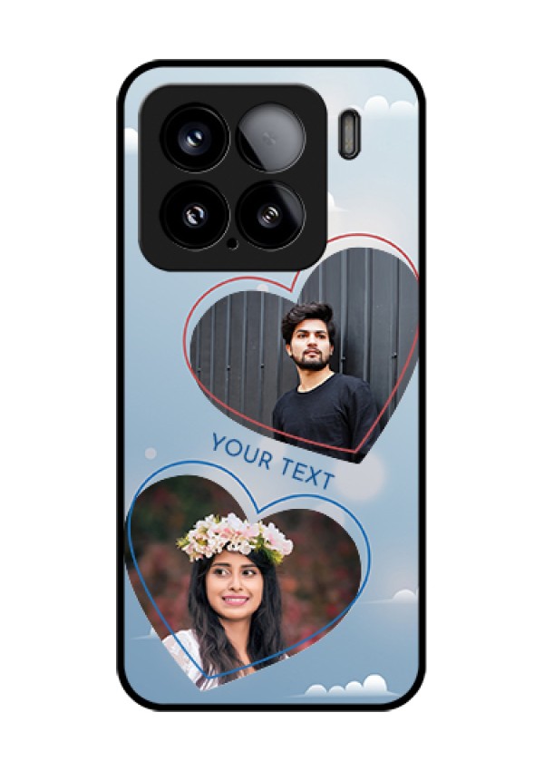 Xiaomi 15 5G Custom Glass Phone Case - Blue Color Couple Design