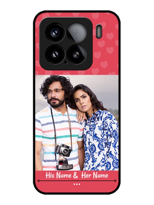 Custom Xiaomi 15 5G Custom Glass Phone Case - Simple Love Design