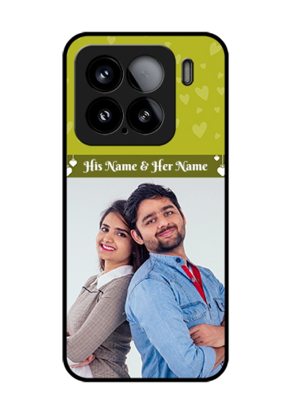 Xiaomi 15 5G Custom Glass Phone Case - You & Me Heart Design