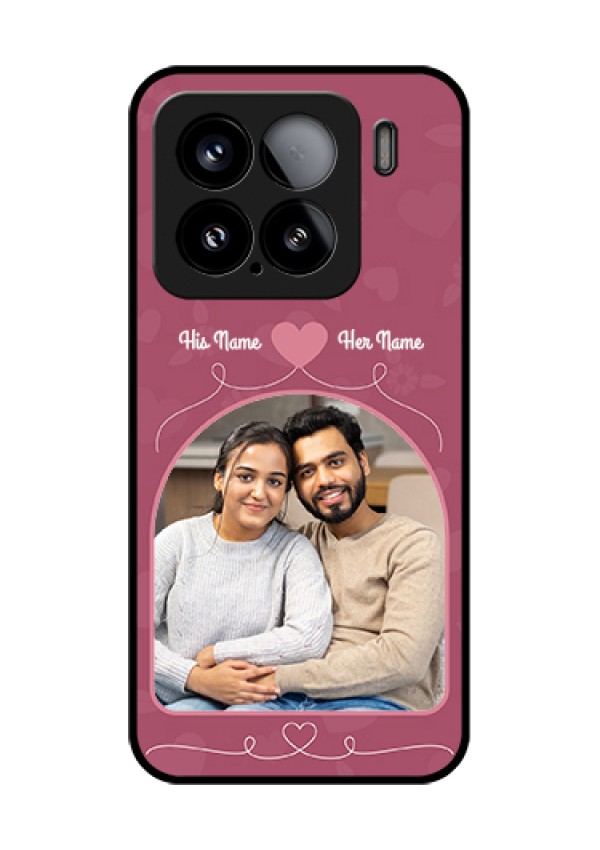 Xiaomi 15 5G Custom Glass Phone Case - Love Floral Design
