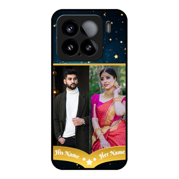 Xiaomi 15 5G Custom Glass Phone Case - Galaxy Stars Backdrop Design