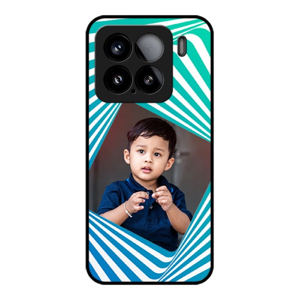 Xiaomi 15 5G Custom Glass Phone Case - Abstract Spiral Design Xiaomi 15 5G Custom Glass Phone Case - Abstract Spiral Design