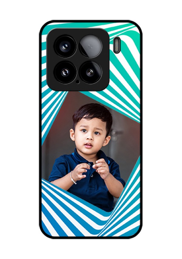 Xiaomi 15 5G Custom Glass Phone Case - Abstract Spiral Design
