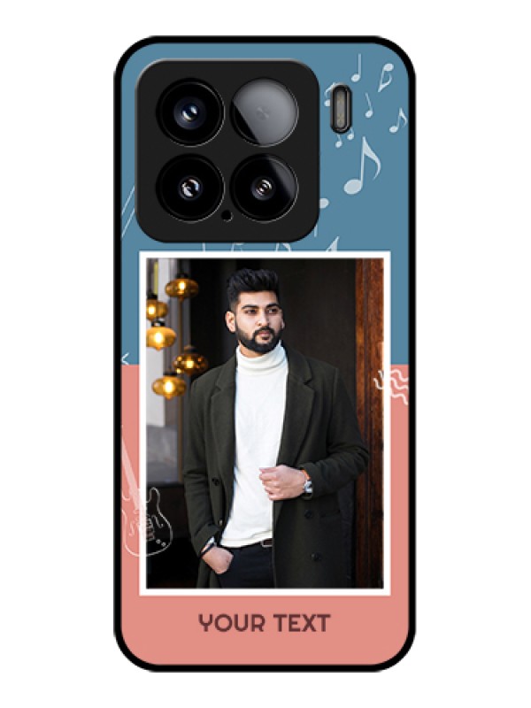 Custom Xiaomi 15 5G Custom Glass Phone Case - With Color Musical Note Design